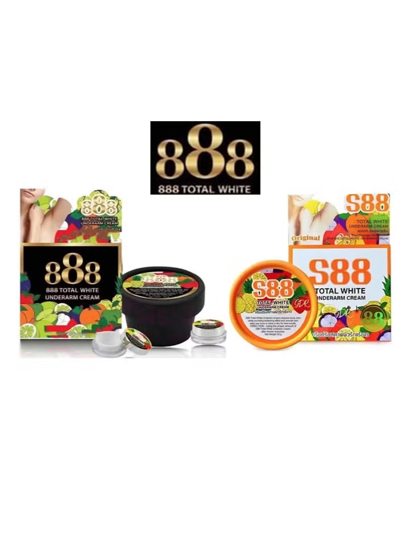 888 توتال وايت كريم أبيض تحت الإبط & كريم تحت الإبط